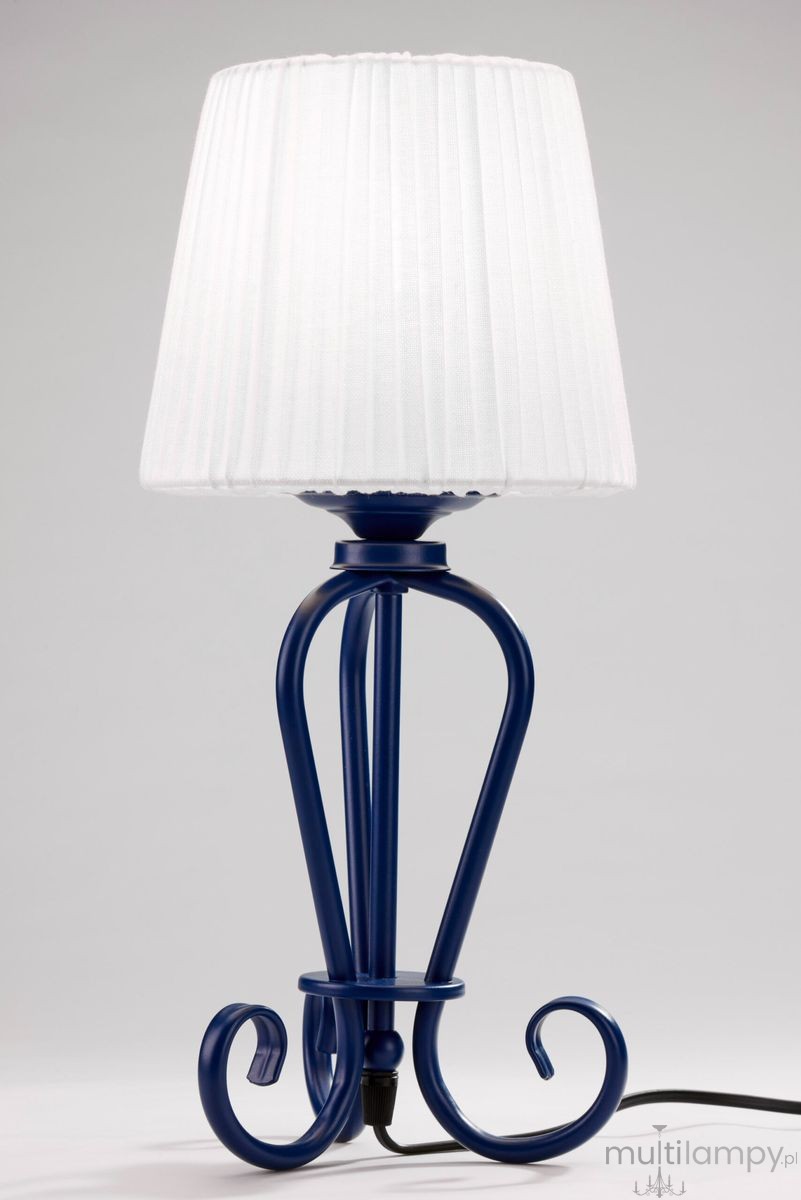 Elpis lampa stołowa E27 granatowa 2191