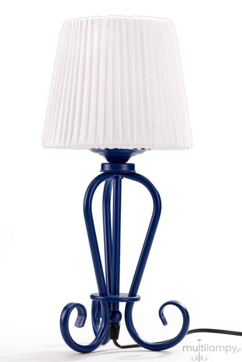 Elpis lampa stołowa E27 granatowa 2191
