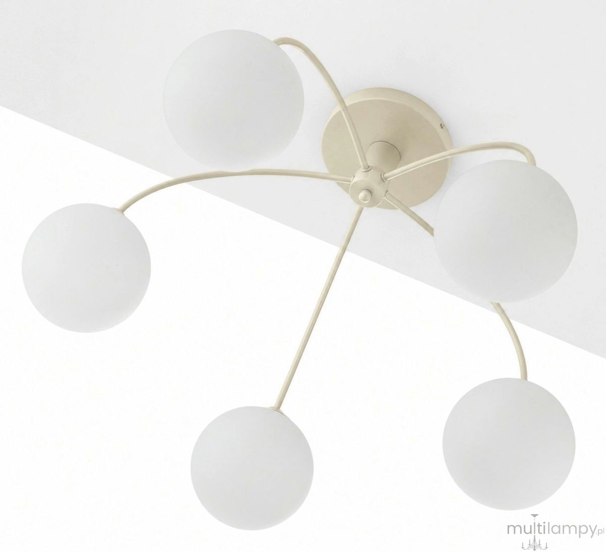 Nola lampa sufitowa 5xE27 piaskowa 2192