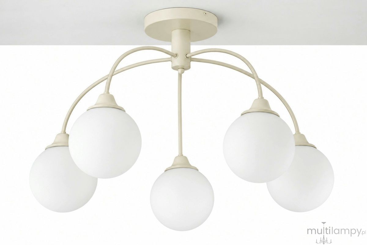Nola lampa sufitowa 5xE27 piaskowa 2192
