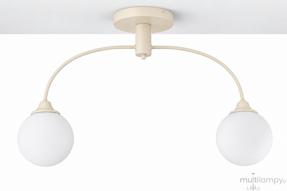Nola lampa sufitowa 2xE27 piaskowa 2193