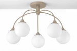Nola lampa sufitowa 5xE27 szarobeżowa 2195