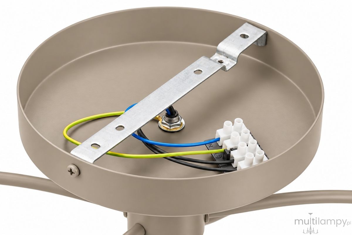 Nola lampa sufitowa 2xE27 szarobeżowa 2196