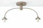 Nola lampa sufitowa 2xE27 szarobeżowa 2196