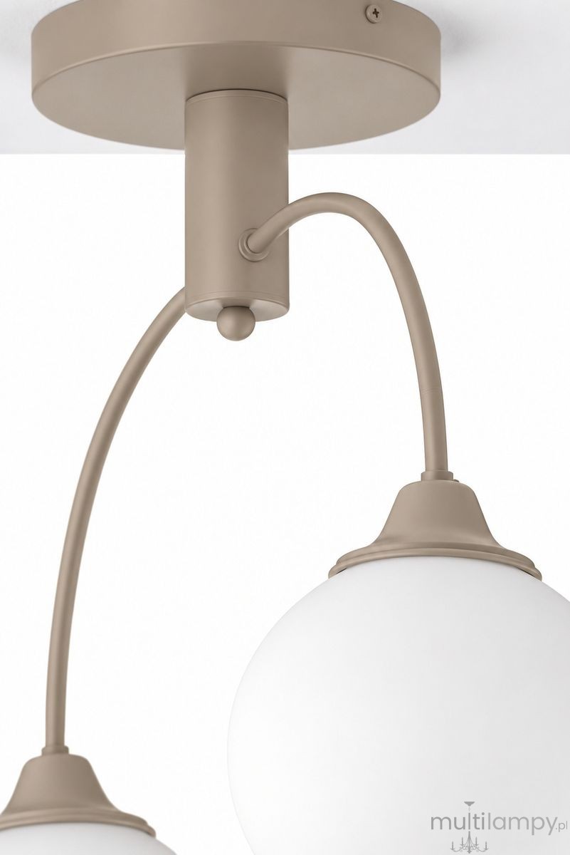 Nola lampa sufitowa 2xE27 szarobeżowa 2196