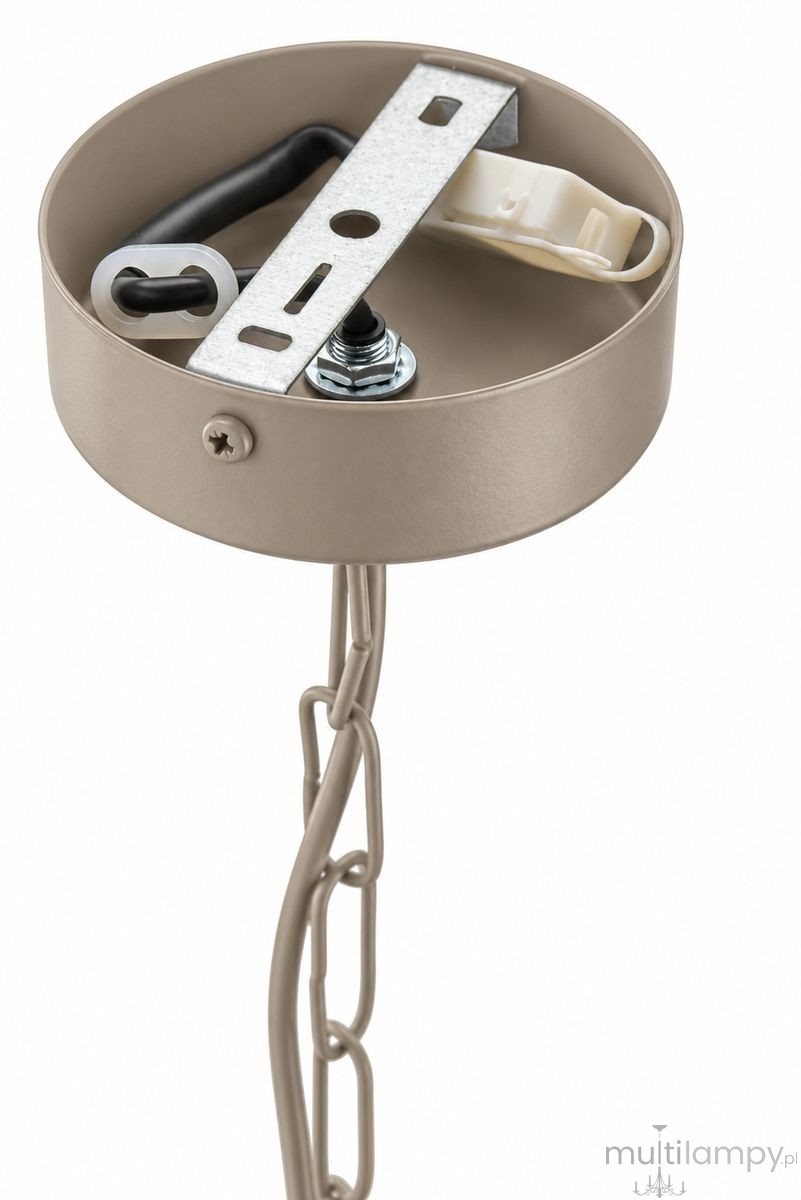 Nola lampa wisząca E27 szarobeżowa 2197