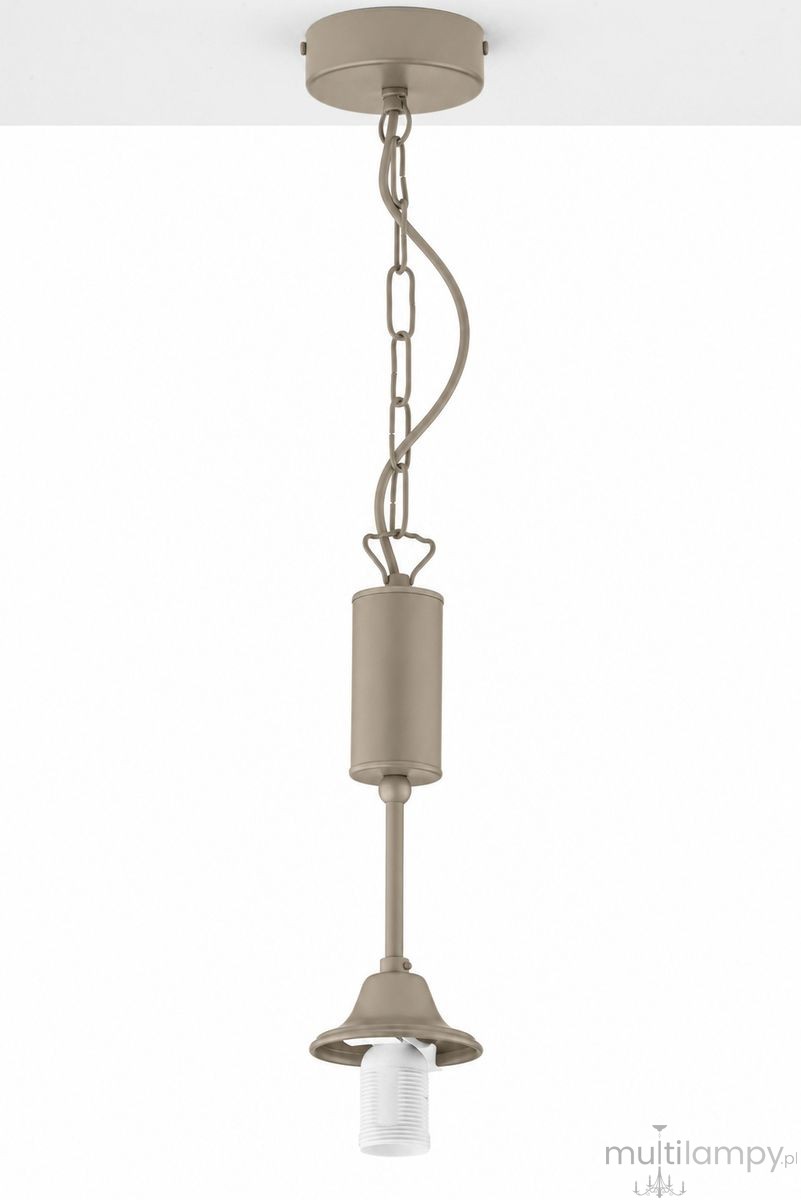 Nola lampa wisząca E27 szarobeżowa 2197