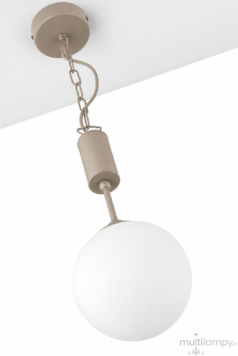 Nola lampa wisząca E27 szarobeżowa 2197