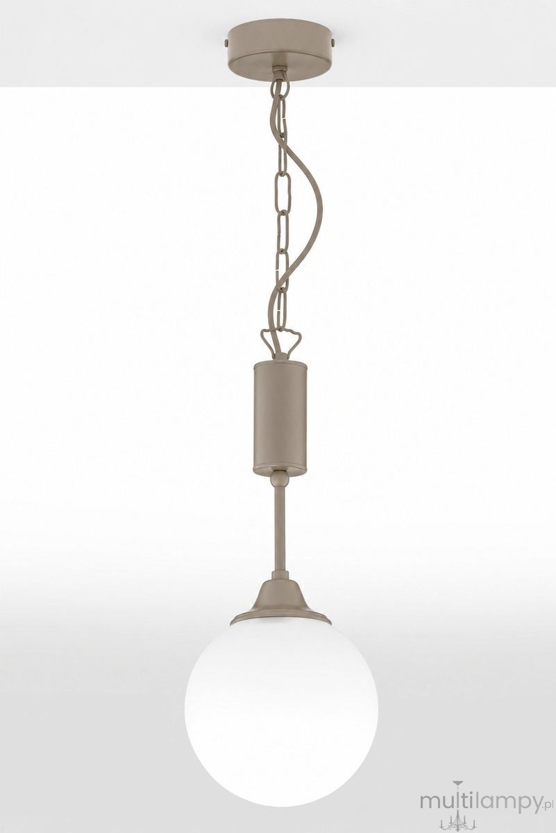 Nola lampa wisząca E27 szarobeżowa 2197