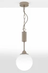 Nola lampa wisząca E27 szarobeżowa 2197