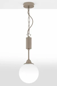 Nola lampa wisząca E27 szarobeżowa 2197