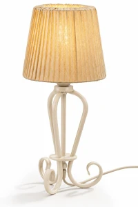 Elpis lampa stołowa E27 piaskowa 2201