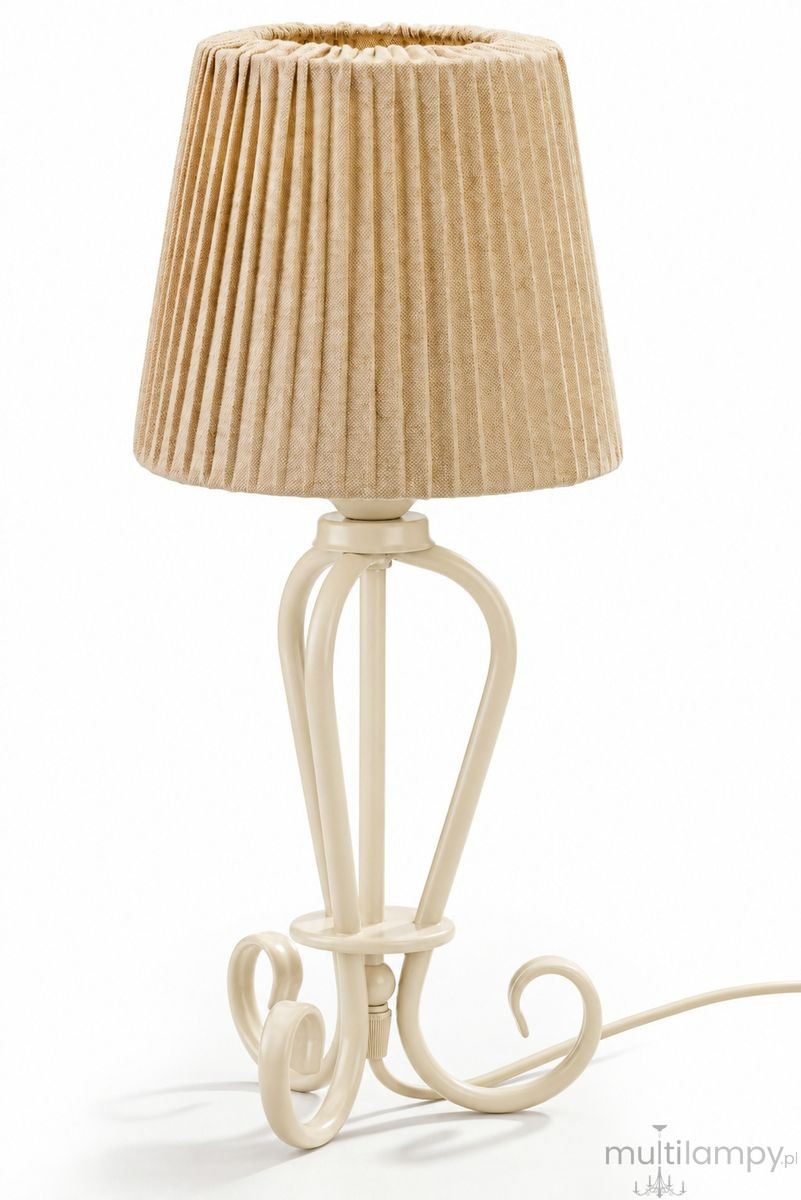 Elpis lampa stołowa E27 piaskowa 2201