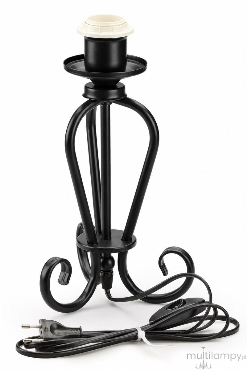 Elpis lampa stołowa E27 czarna 2202