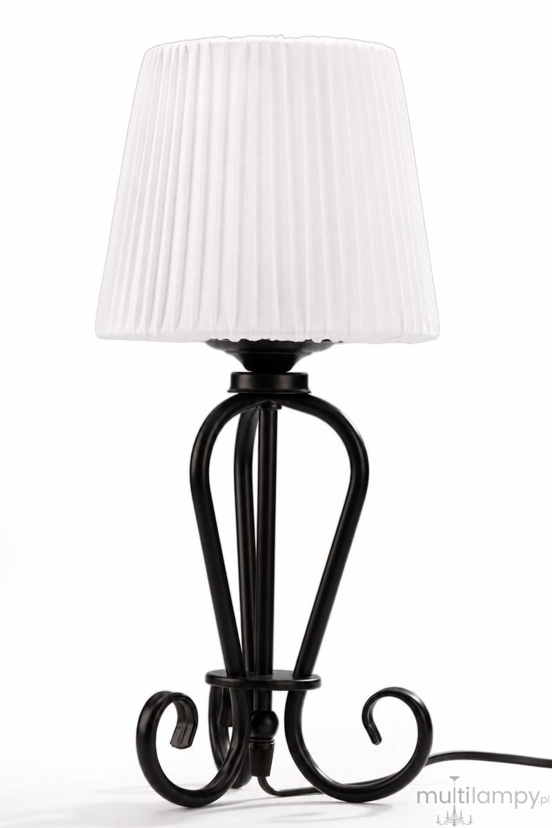 Elpis lampa stołowa E27 czarna 2202