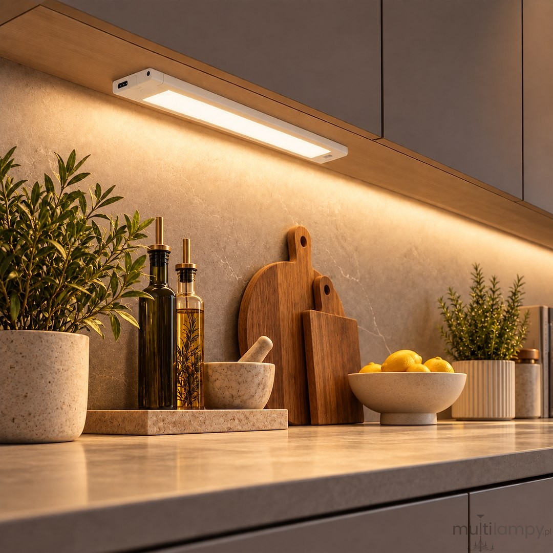 Listwa podszafkowa 42cm LED 12W 5CCT biała 014841