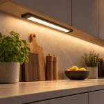 Listwa podszafkowa 42cm LED 12W 5CCT czarna 014840