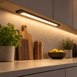 Listwa podszafkowa 60cm LED 18W 5CCT czarna 014860