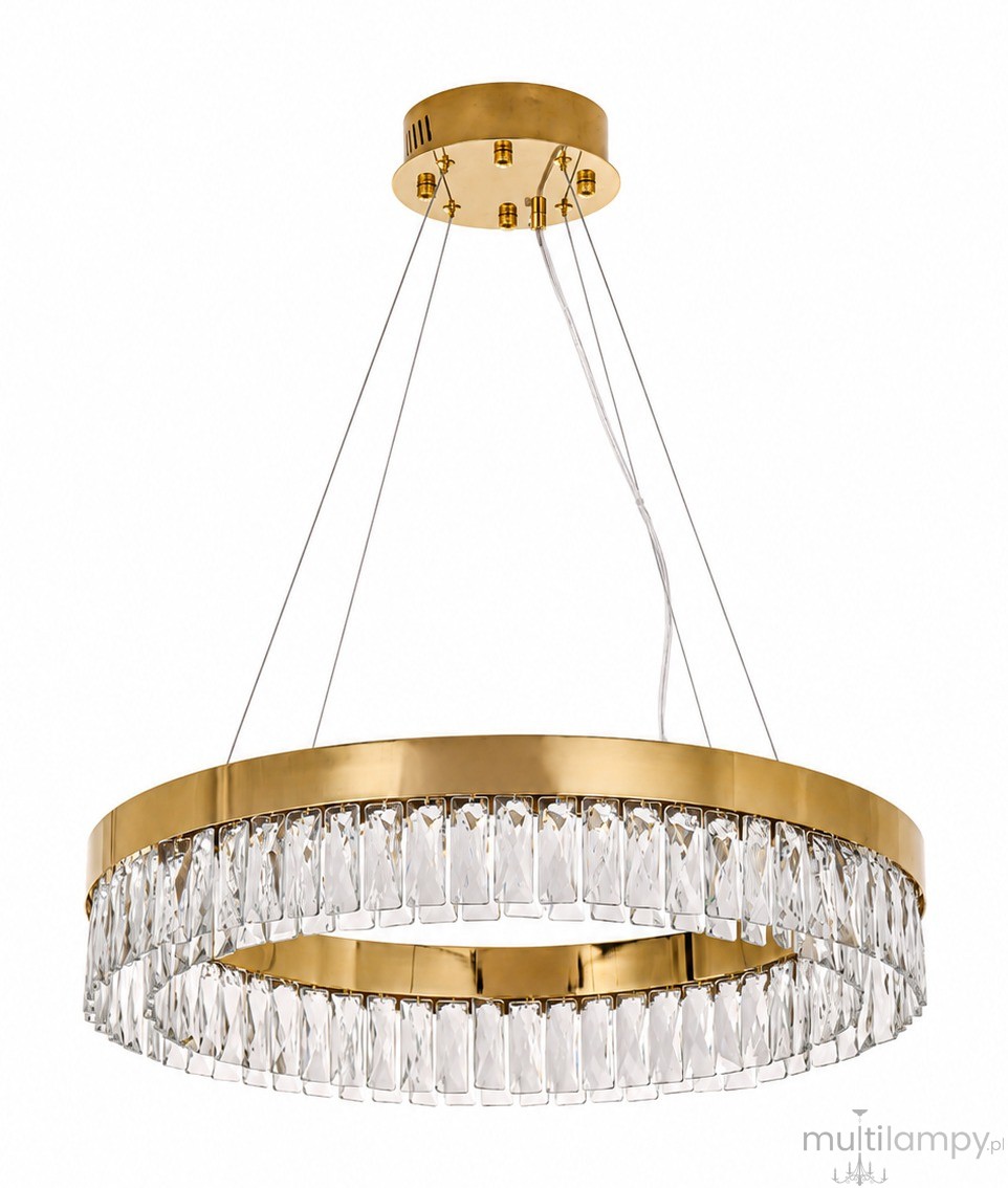 Alexis D60 lampa wisząca LED 15W złota ST-8876P-60 mirror gold