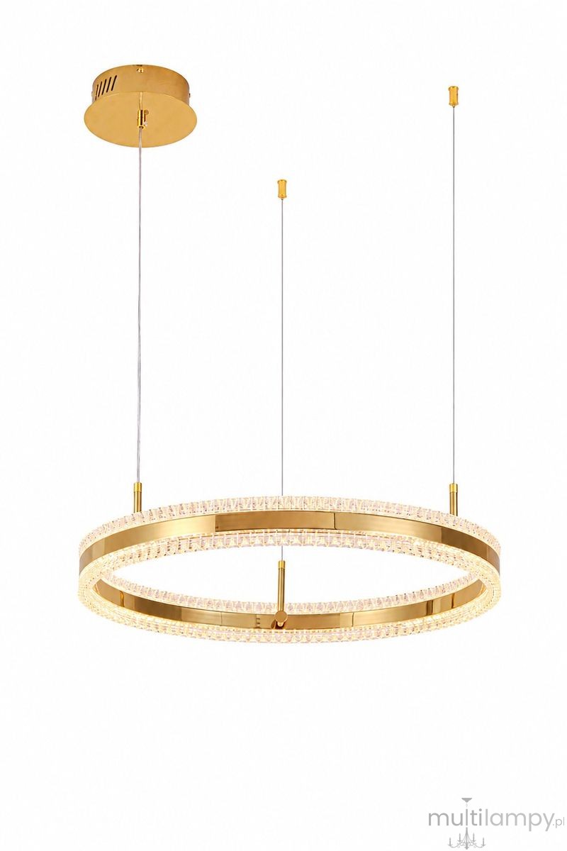 Arkadia D60 lampa wisząca LED 30W 3000K złota ST-6376-60 mirror gold