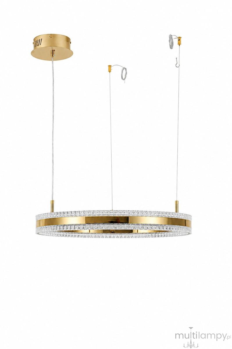 Arkadia D60 lampa wisząca LED 30W 3000K złota ST-6376-60 mirror gold