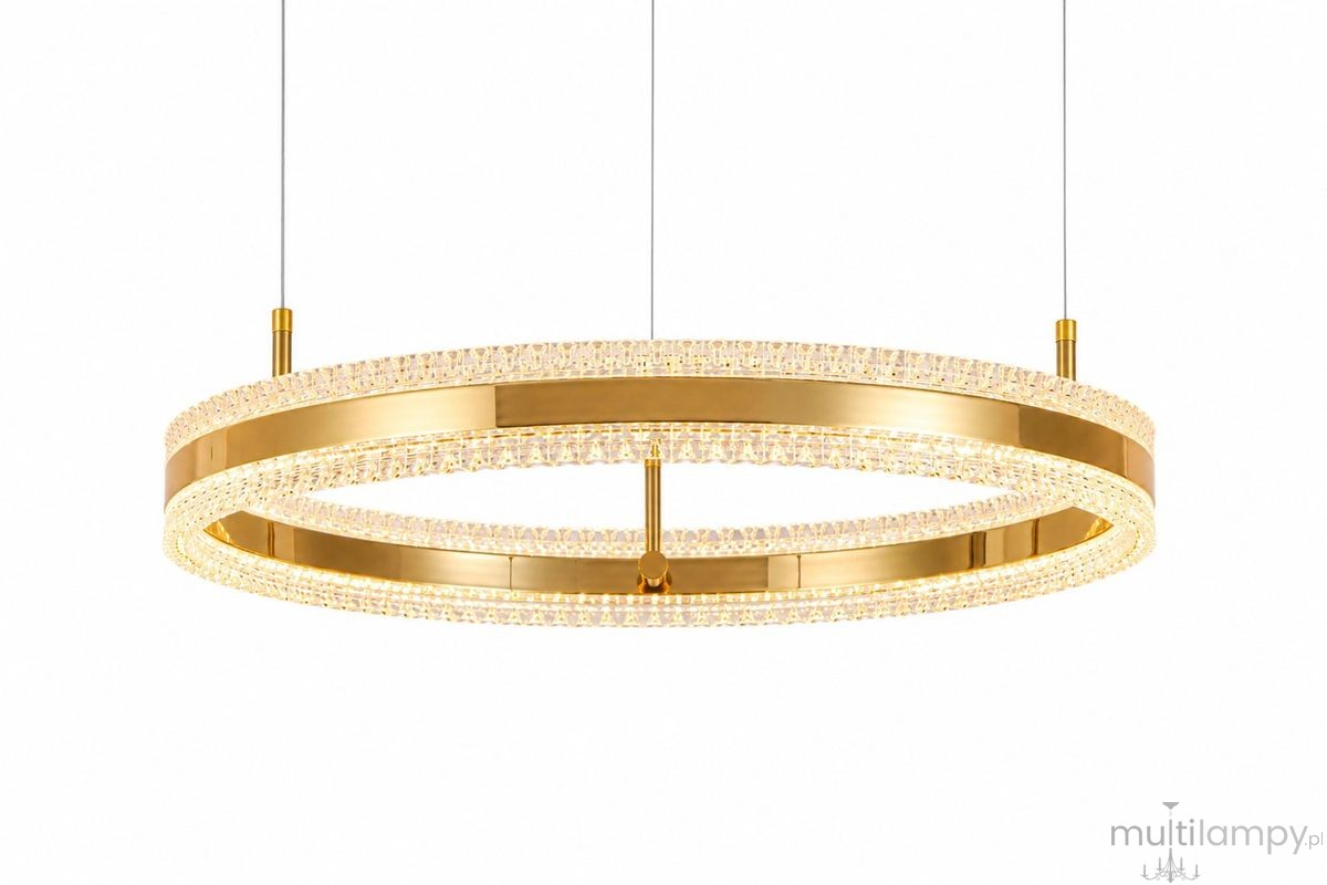 Arkadia D60 lampa wisząca LED 30W 3000K złota ST-6376-60 mirror gold