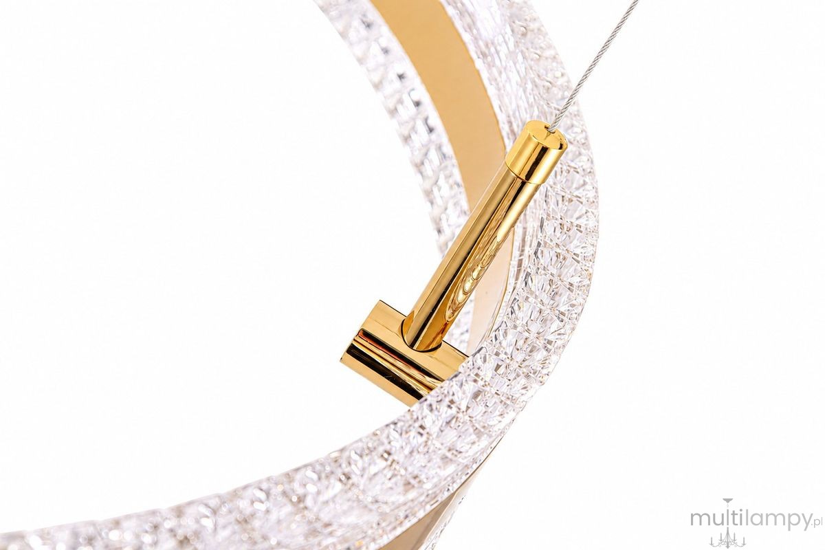 Arkadia D60 lampa wisząca LED 30W 3000K złota ST-6376-60 mirror gold