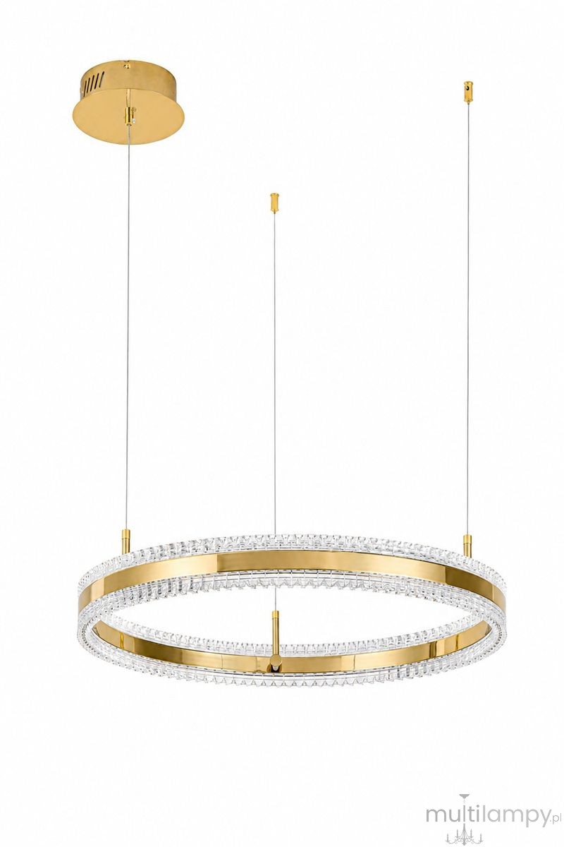 Arkadia D60 lampa wisząca LED 30W 3000K złota ST-6376-60 mirror gold
