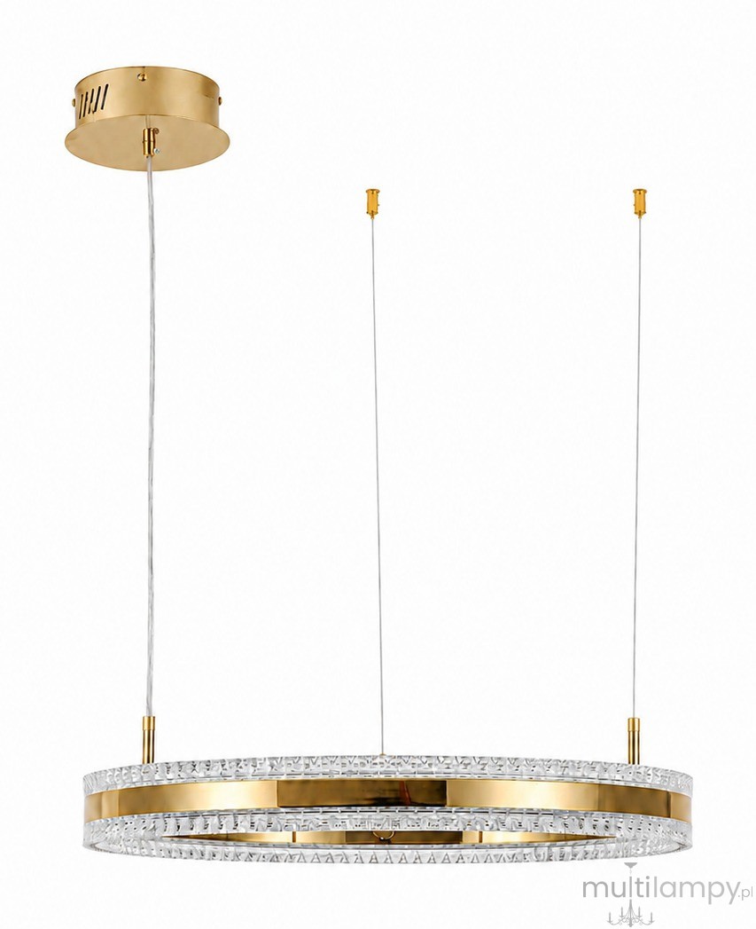 Arkadia D60 lampa wisząca LED 30W 3000K złota ST-6376-60 mirror gold