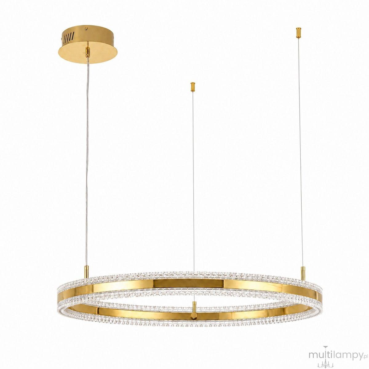 Arkadia D80 lampa wisząca LED 40W 3000K złota ST-6376-80 mirror gold