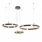 Arkadia lampa wisząca 3xLED 95W 3000K tytanowa ST-6376-40+60+80 tytan