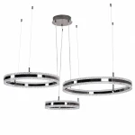 Arkadia lampa wisząca 3xLED 95W 3000K tytanowa ST-6376-40+60+80 tytan