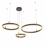 Arkadia lampa wisząca 3xLED 95W 3000K tytanowa ST-6376-40+60+80 tytan