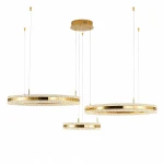 rkadia lampa wisząca 3xLED 95W 3000K złota ST-6376-40+60+80 mirror gold