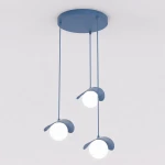 Ritual lampa wisząca 3xG9 niebieska 1896/3PREM
