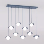 Ritual lampa wisząca 9xG9 niebieska 1896/9