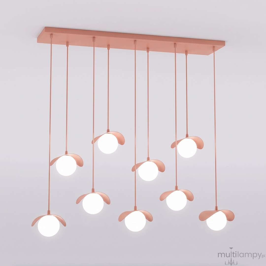 Ritual lampa wisząca 9xG9 koral 1898/9
