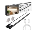 Kumo listwa podszafkowa LED 40cm USB z czujnikiem ruchu czarna