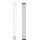Kumo listwa podszafkowa LED 40cm USB z czujnikiem ruchu srebrna