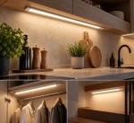 Kumo listwa podszafkowa LED 50cm USB z czujnikiem ruchu srebrna