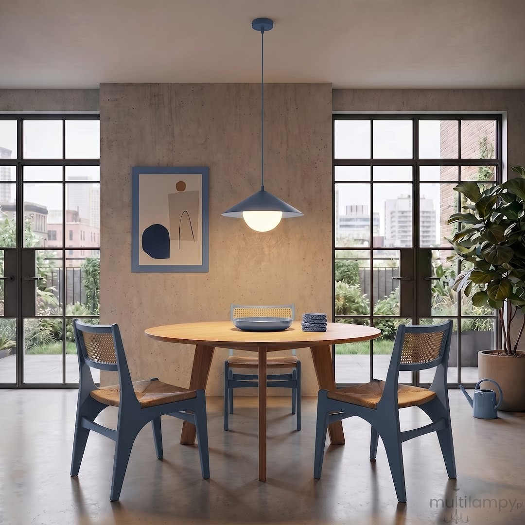 Mono D30 lampa wisząca 1xE14 niebieska 1879/1S