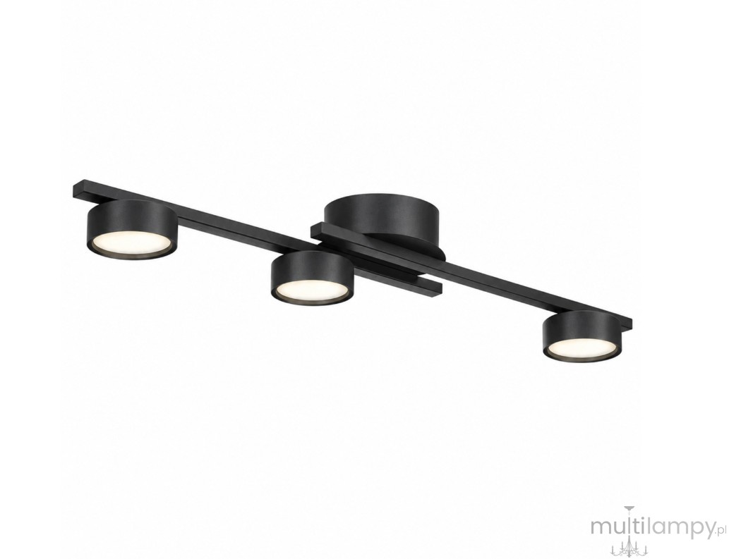 Asteria lampa sufitowa 3xGX53 czarna