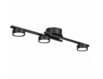 Asteria lampa sufitowa 3xGX53 czarna
