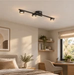 Asteria lampa sufitowa 3xGX53 czarna