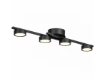 Asteria lampa sufitowa 4xGX53 czarna