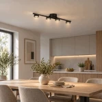 Asteria lampa sufitowa 4xGX53 czarna