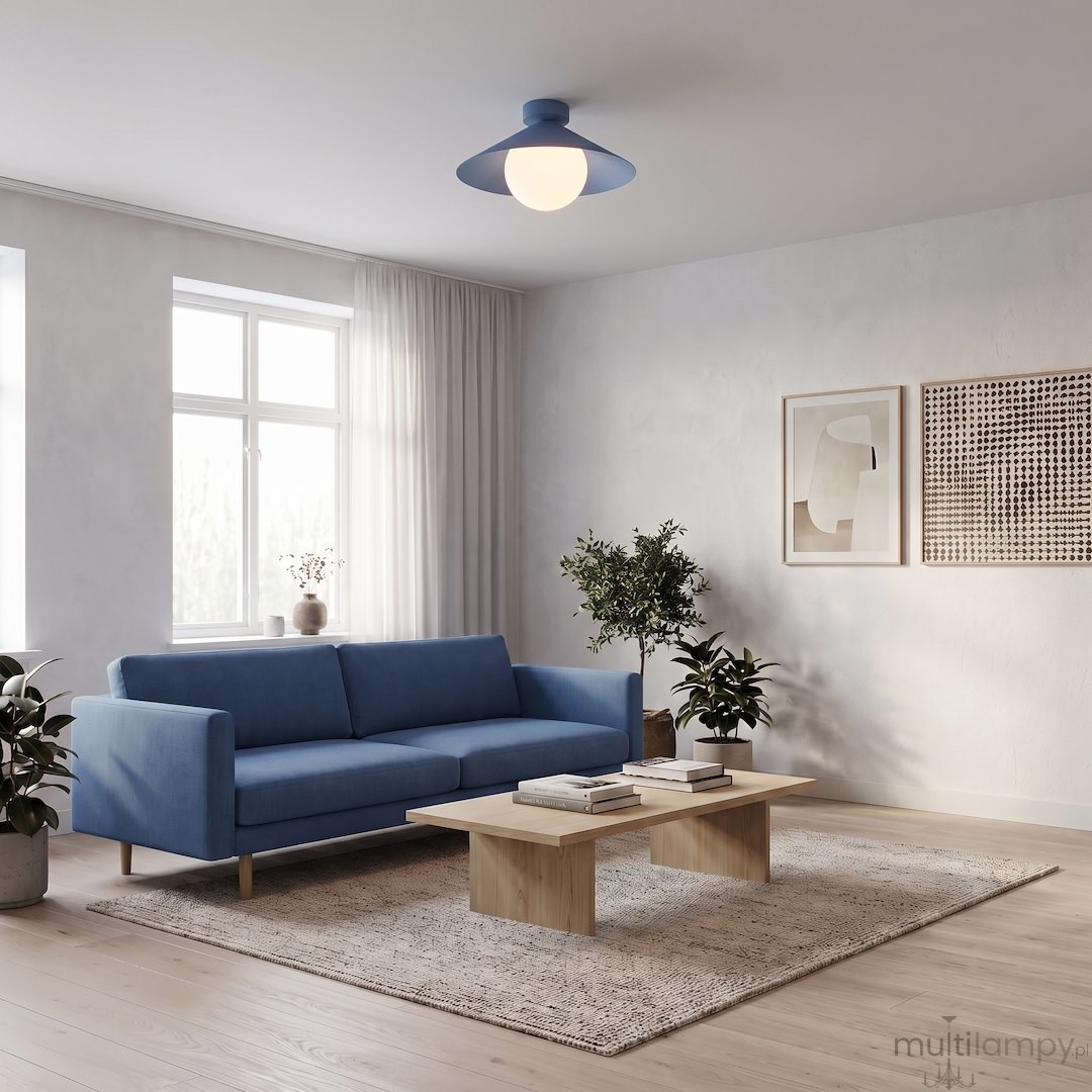 Mono D30 lampa sufitowa 1xE14 niebieska 1878/1S