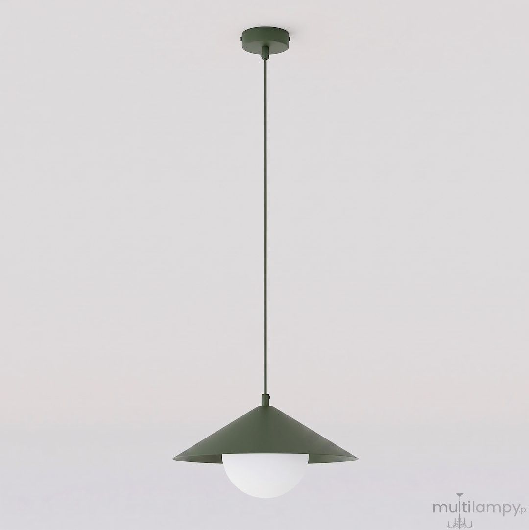 Mono D30 lampa wisząca 1xE14 zielona oliwka 1881/1S