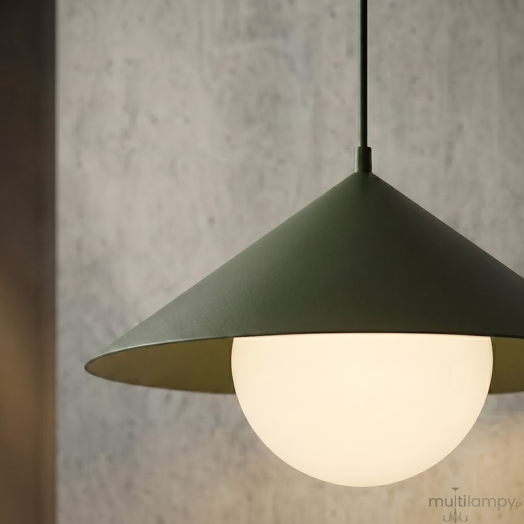 Mono D30 lampa wisząca 1xE14 zielona oliwka 1881/1S