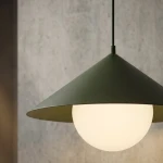Mono D30 lampa wisząca 1xE14 zielona oliwka 1881/1S